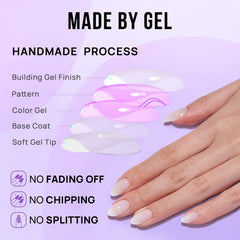 BTArtbox gel-polish color and pattern crafted by gel polish on nails.