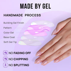 BTArtbox nail glue and adhesive tabs kit secures wear