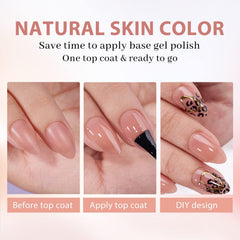 BTArtbox pre-colored tips in pink, nude, and brown ready to apply with top coat