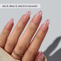 BTArtbox lamp-curable Pink Frosting nails for fast, salon-like results at home