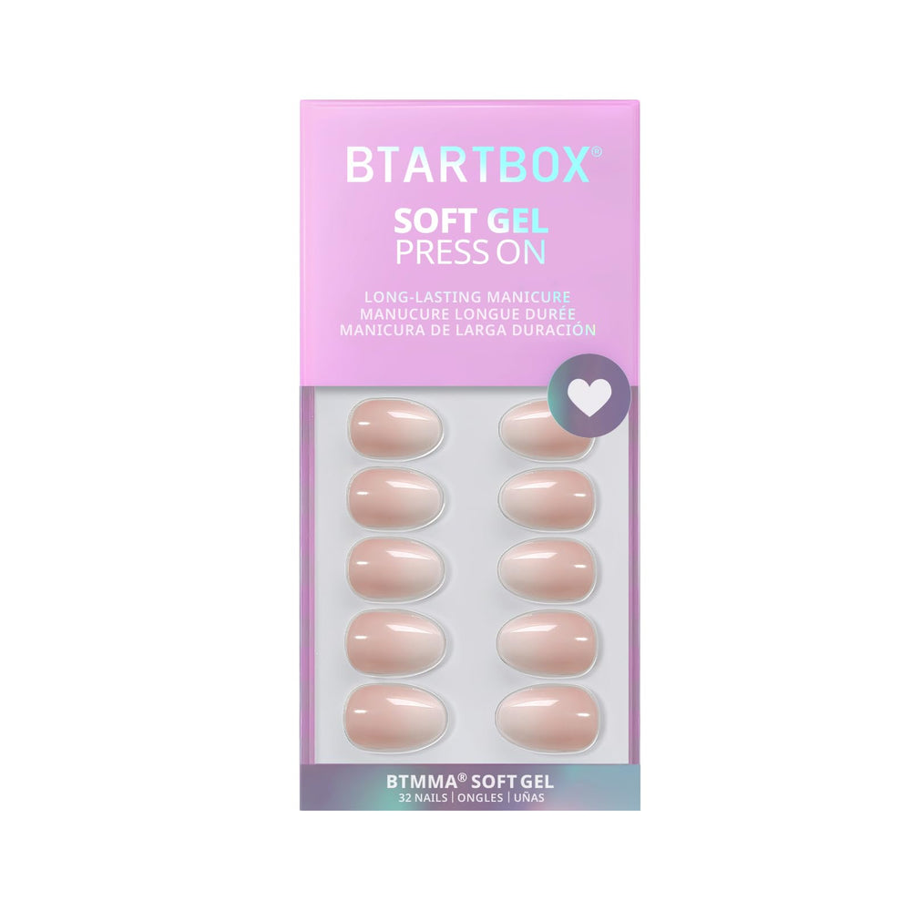 BTArtbox soft gel finish creating seamless cuticle line and comfort