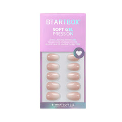 BTArtbox soft gel finish creating seamless cuticle line and comfort