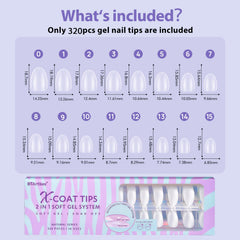 BTArtbox XCOATTIPS easy soak-off removal for clean process
