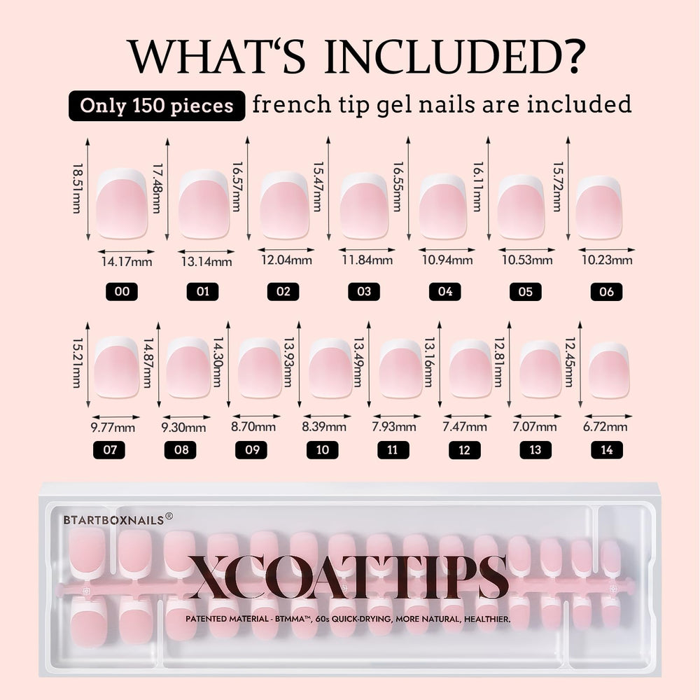 BTArtboxnails extra-short pink square nails ideal for daily wear.