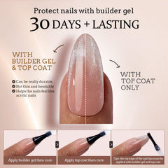 BTArtboxnails French Tip Cat Eye design for versatile styles