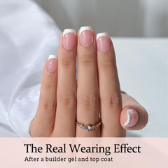 BTArtboxnails salon-grade French mani design ready to apply at home.