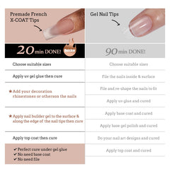 BTArtboxnails XCOATTIPS beginner-friendly nail kit for quick results