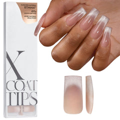 BTArtboxnails XCOATTIPS cat eye French tip nails for a chic, salon-style finish
