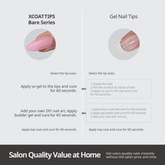 BTArtboxnails XCOATTIPS dual wear options: glue or gel removal.
