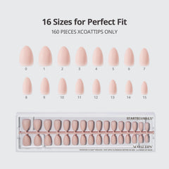 BTArtboxNails XCOATTIPS easy application with no filing, saving time.