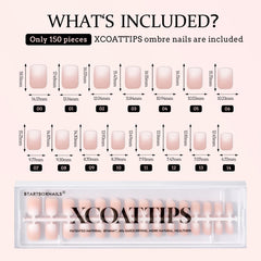 BTArtboxnails XCOATTIPS comfortable fit for flat and curved nails with no stinging.