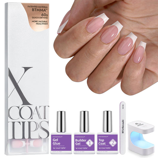 BTArtboxnails XCOATTIPS French tip kit for at-home manicure