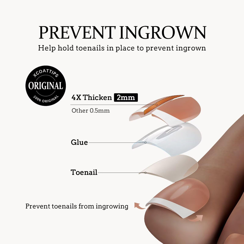 BTArtboxnails XCOATTIPS wear up to four weeks with proper application