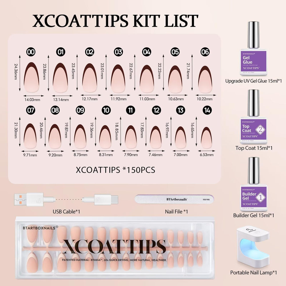 BTArtboxnails XCOATTIPS nail lamp for even curing