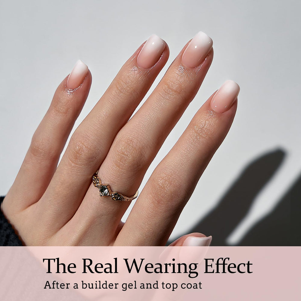 BTArtboxnails XCOATTIPS nude peach finish mimics real nails for seamless everyday wear.
