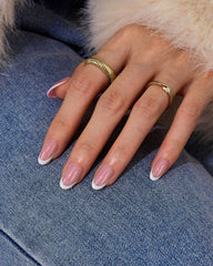 BTArtboxNails XCOATTIPS short oval tips create a natural, tapered finish