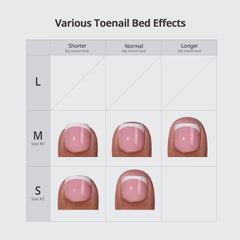 BTArtboxnails XCOATTIPS soak-off toe tips with pink soft gel for quick removal