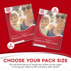 BubblePop 10-sheet value pack ideal for party, cosplay, and DIY tattoos.