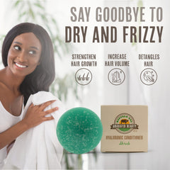 BUFFALO GAL bar supports hair health and growth potential.