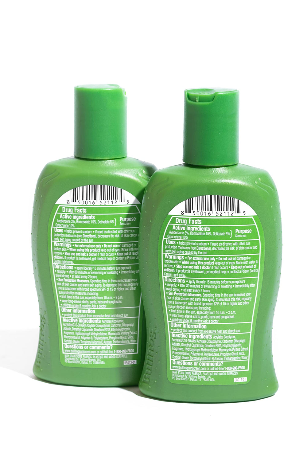 Bullfrog Amphibious Lotion SPF 50 pack offers reliable sun coverage for families.
