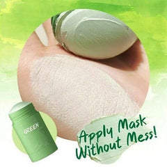 Bupposes Green Tea Mask Stick packaging highlights travel-friendly kit and easy access.