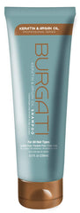 Burgati Moroccan Argan Oil Shampoo bottle with color-safe cleansing formula.