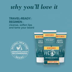 Burt's Bees 5-ounce bottle ready for daily grooming routine.
