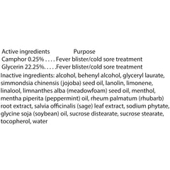 Burt s Bees Cold Sore Treatment applied to a blister