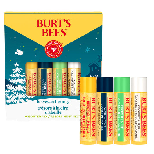 Burt's Bees gift set front packaging, ideal for holiday gifting.