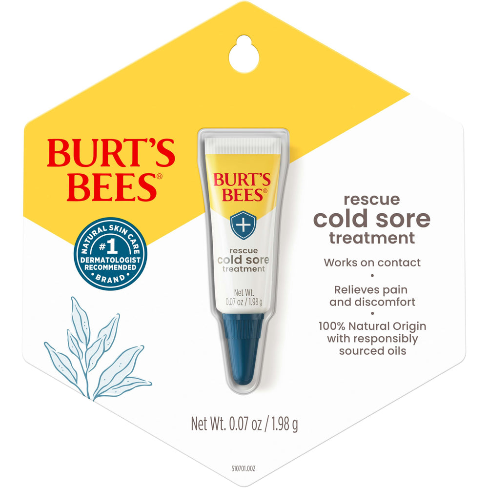 Burt s Bees Cold Sore Treatment tube for on the go relief