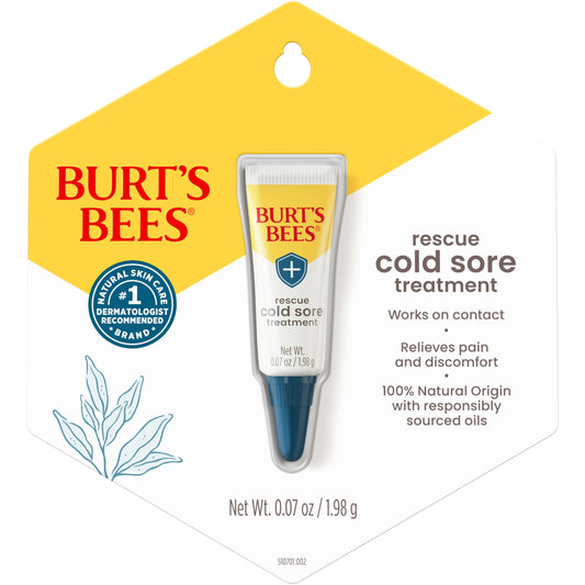 Burt s Bees Cold Sore Treatment tube for on the go relief