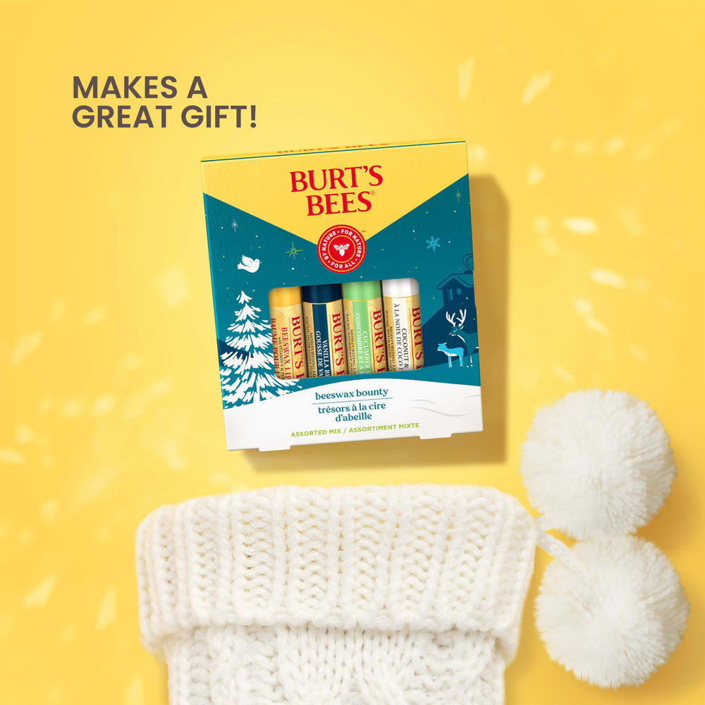Burt's Bees Vanilla Bean close-up, sweet flavor ideal for everyday use.