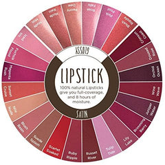 Burt's Bees Nile Nude tube-front view highlights all-day color and care