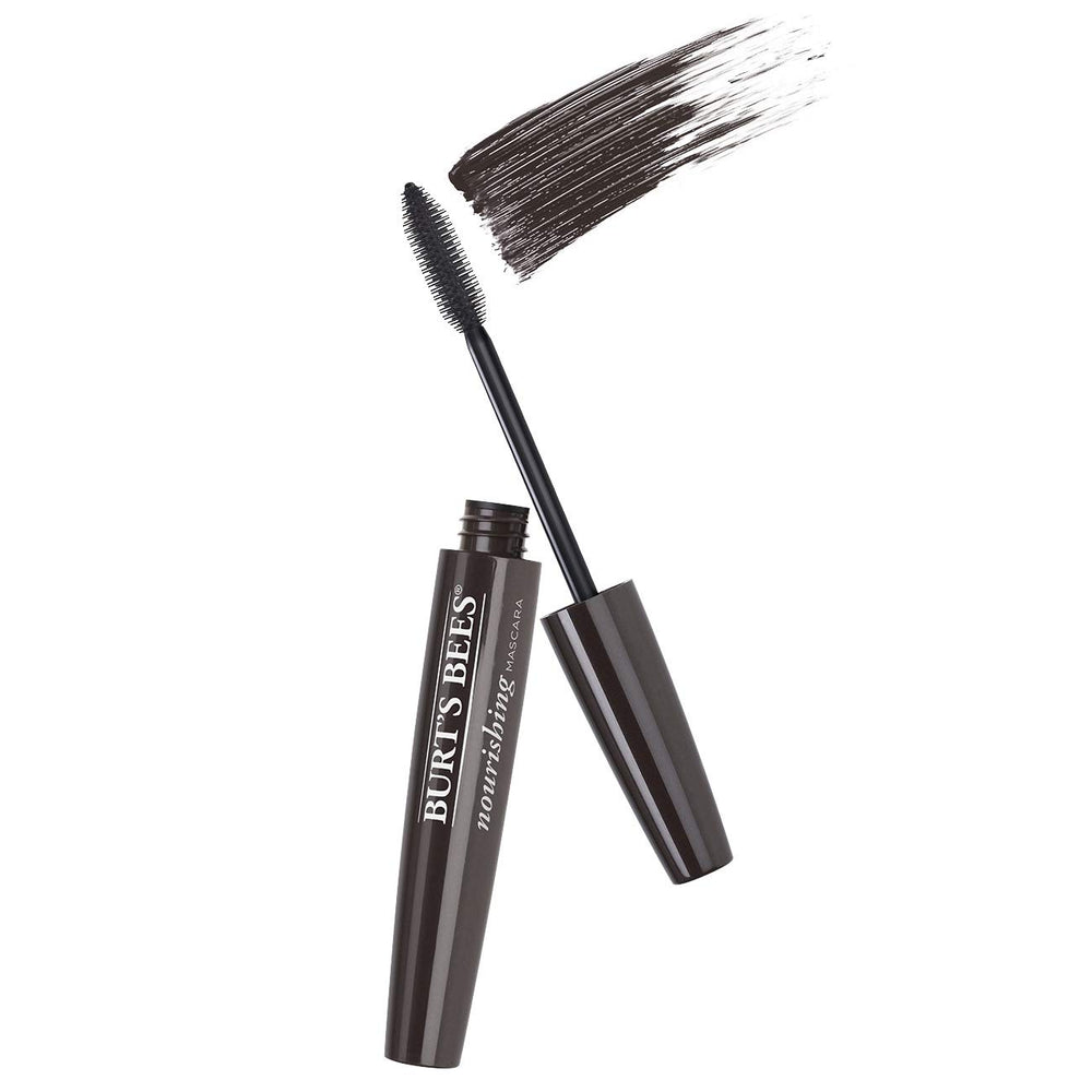 Burt's Bees mascara safe for sensitive eyes and contact lens wearers in use.
