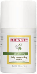 Burt's Bees Sensitive Daily Moisturizing Cream jar nourishes sensitive skin with daily hydration