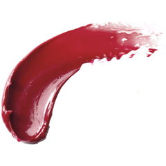 Close-up color swatch shows Berry Sorbet tint and glossy shine from Burt's Bees balm.