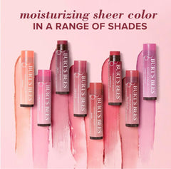 Close-up of lip balm texture from Burt's Bees set