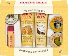 Burt's Bees Tips and Toes gift set tin for head-to-toe hydration.