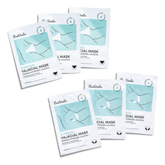 Bushbalm Hydrogel Vajacial Mask pack front view for post-wax hydration.
