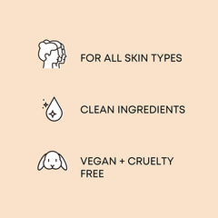 Ingredient lineup highlights natural botanicals supporting skin comfort.