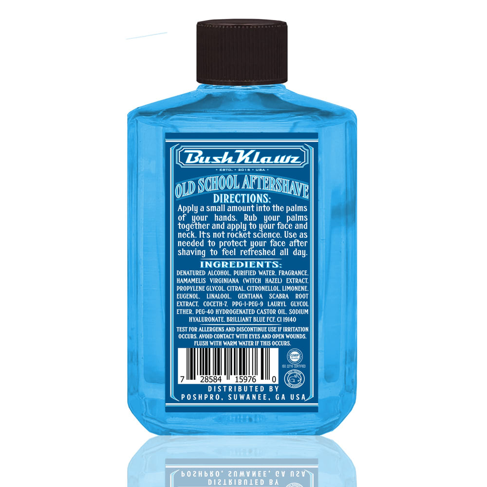 BushKlawz Lumber Prince tingle closeup highlights soothing relief after shaving.