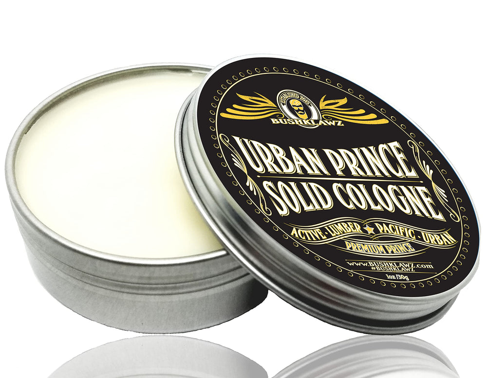 BushKlawz Premium Prince tins in display close-up showcasing packaging.