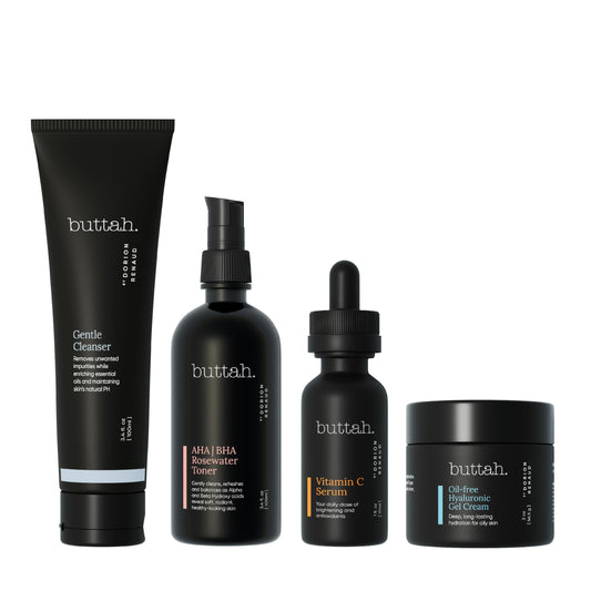 Buttah Skin Supreme Kit front view for a complete melanin-rich skincare routine.