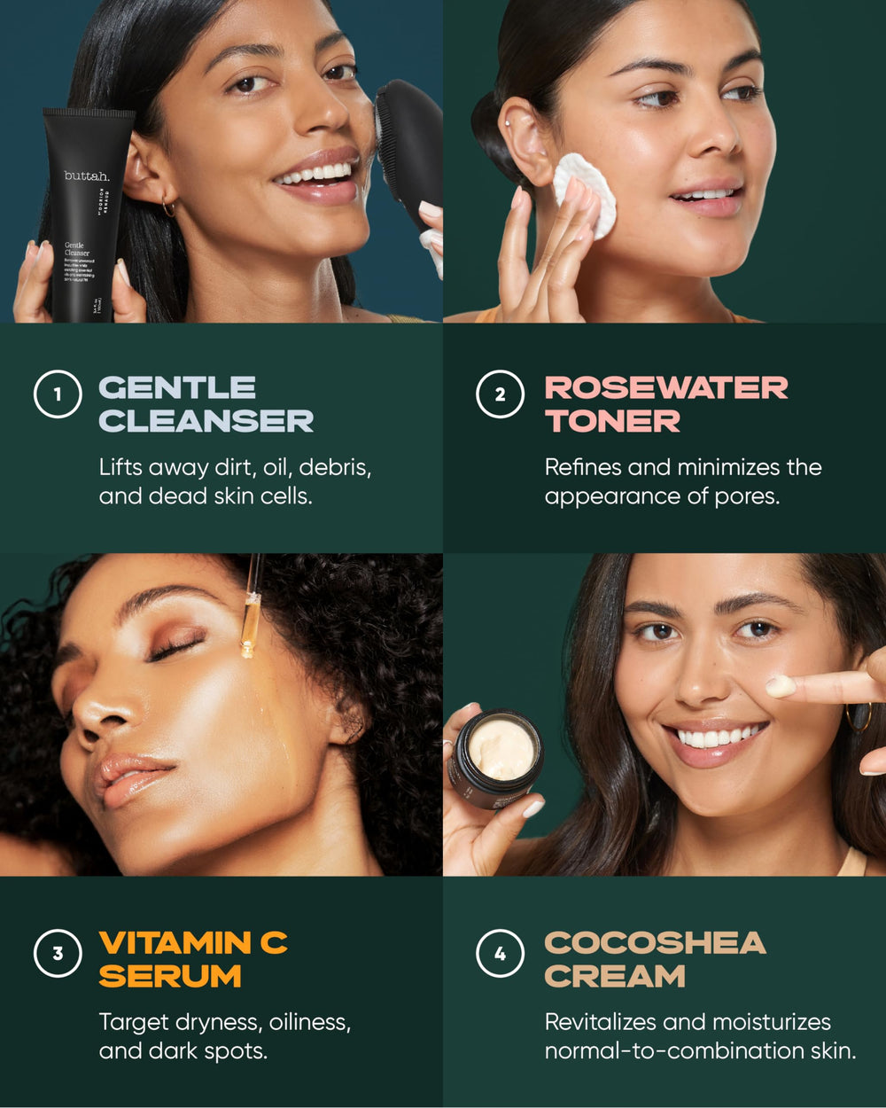 buttah. vitamin C serum dropper texture brightens and evens tone