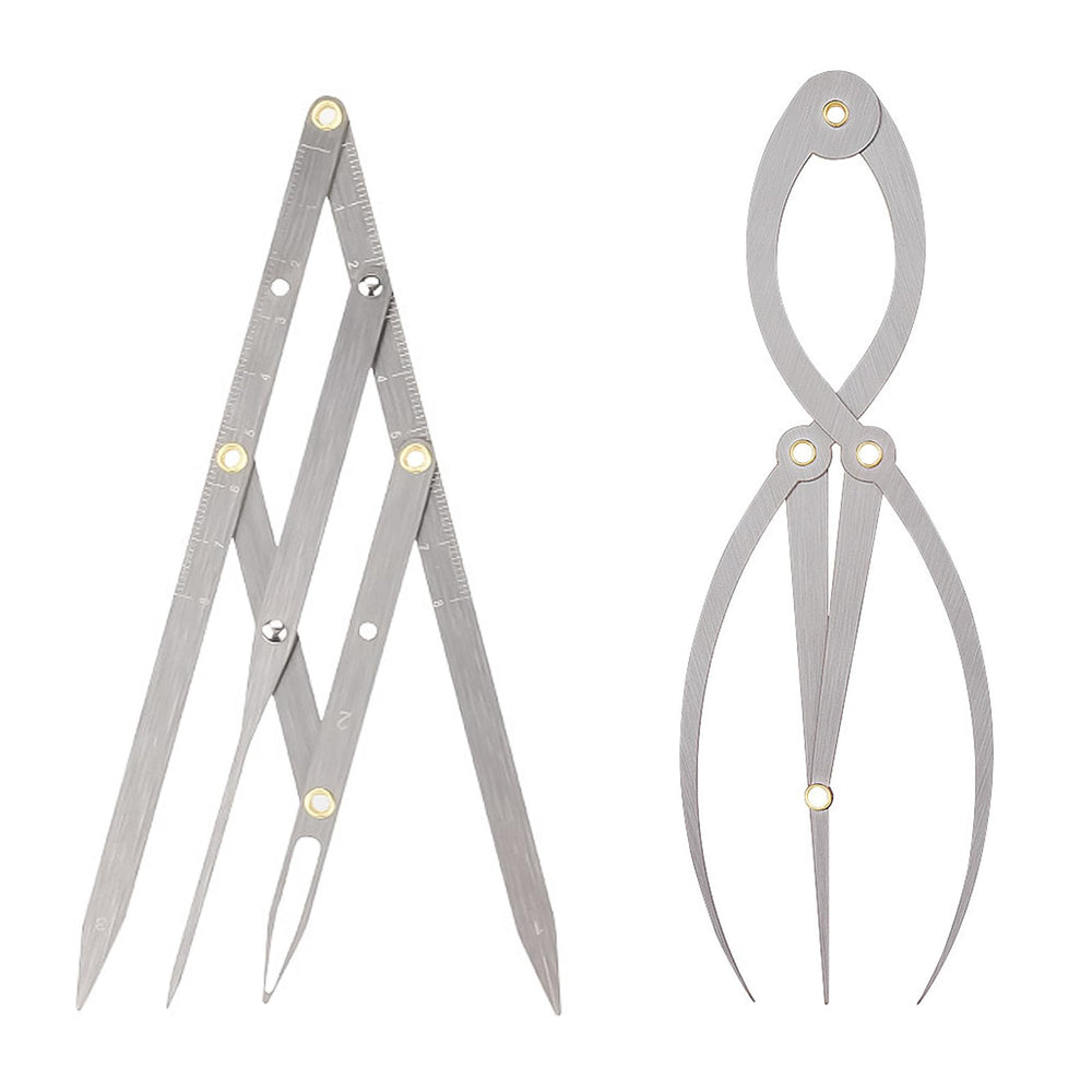 Buulea 3-point positioning brow caliper for symmetry