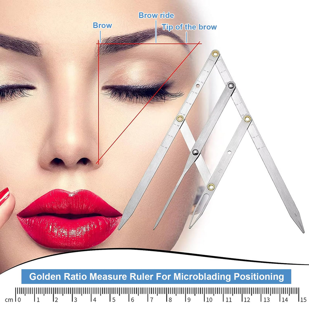 Buulea brow tool with removable nuts and bolts for easy adjustment