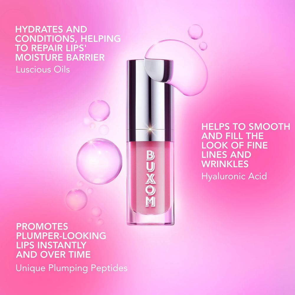 Buxom Dolly packaging features cruelty-free label for clean beauty.