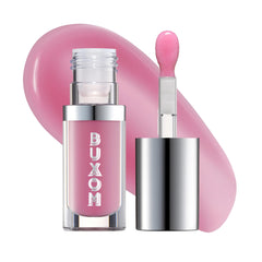 Buxom Dolly Full-On Glossy Lip Oil tube with high-shine finish for instant hydration.