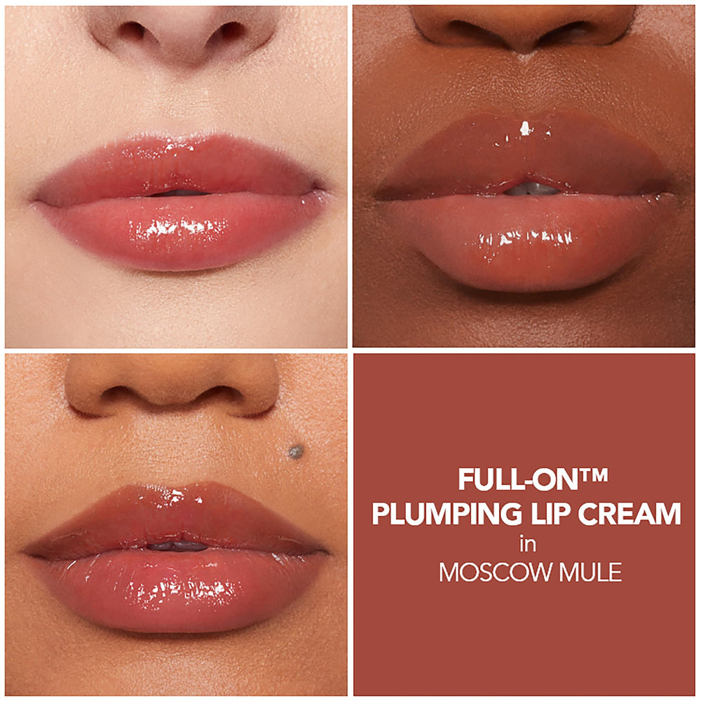 BUXOM Full-On Plumping Lip Cream Moscow Mule precise applicator for smooth, even coverage.