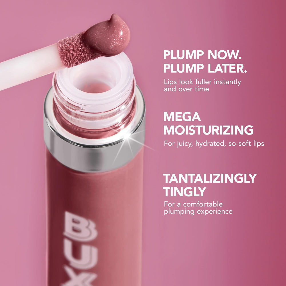 BUXOM Full-On Lip Cream White Russian Mini enriched with vitamins A and E.